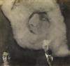(SPIRITUALISM) Group of 8 photographs of séances in which all sorts of spirits and ectoplasm